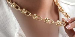 مدل گردنبند طلا زنانه + مجموعه گردنبند طلا زنانه ظریف و سنگین
