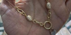مدل گردنبند طلا زنجیری + مدل زنجیر طلا زنانه با طرح ساده و شیک