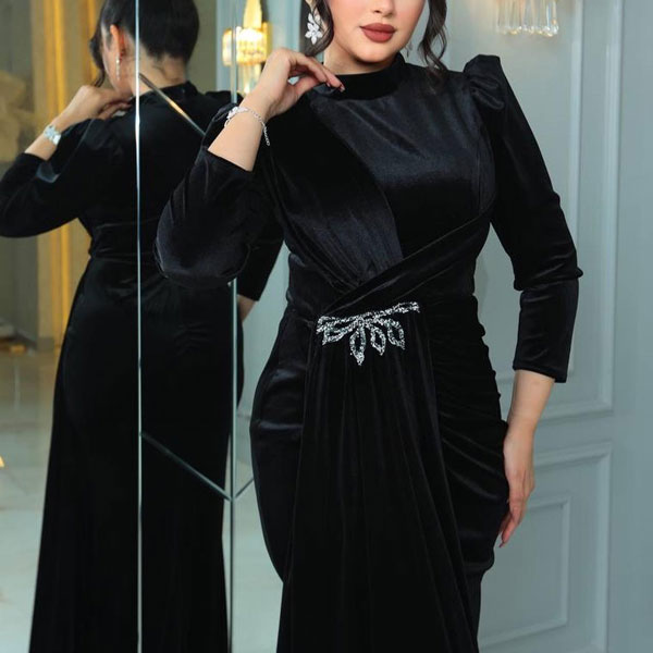 مدل لباس مخمل خانگی مدل لباس مخمل کارشده مدل لباس مجلسی مخمل جدید مدل لباس مخمل چین دار مدل لباس مجلسی مخمل اینستاگرام مدل لباس مخمل ۱۴۰۰