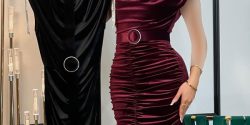 مدل لباس مخمل + جدیدترین و زیباترین لباس مخمل مجلسی