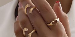 مدل انگشتر طلا دخترانه + طرح های زیبا از انگشتر طلا دخترانه