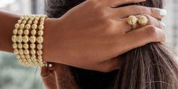ست دستبند و انگشتر طلا دخترانه با طرح های لاکچری و خاص