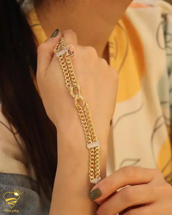 دستبند طلا شیک و مجلسی لیست  دستبند طلا جدیدترین مدل دستبند طلا ۱۴۰۲ دستبند طلا ظریف دستبند طلا زنجیری کلفت ستبند طلا جدید