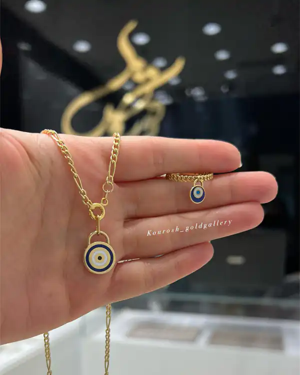 مدل نیم ست طلا حلقه ای