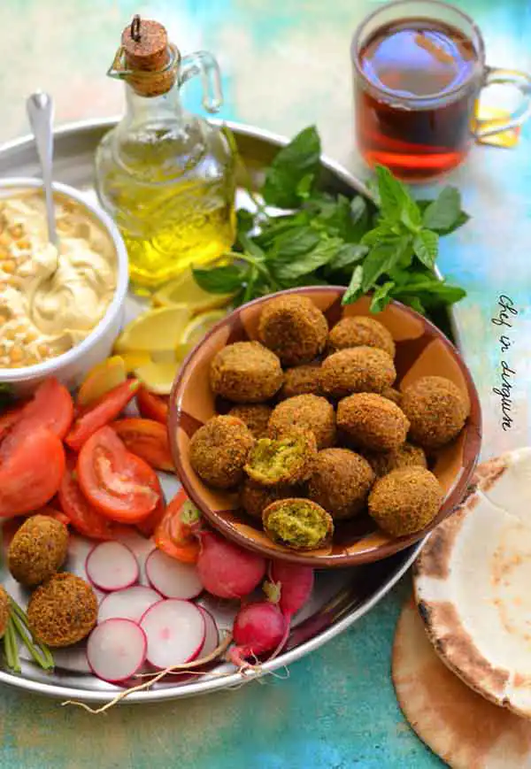 تزیین فلافل