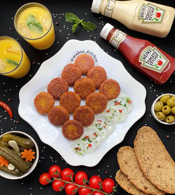 تزیین فلافل