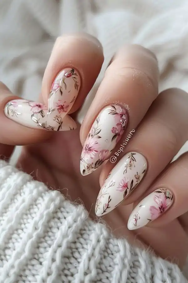 طراحی ناخن بلند