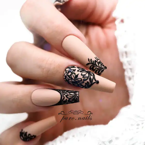 طراحی ناخن پینترستی