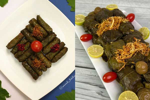 تزیین دلمه برای مدرسه تزیین دلمه برگ مو با زرشک تزیین دلمه برگ مو ساده تزیین دلمه برای شب یلدا تزیین دلمه فلفل و بادمجان و گوجه تزیین دلمه برای جشنواره غذا