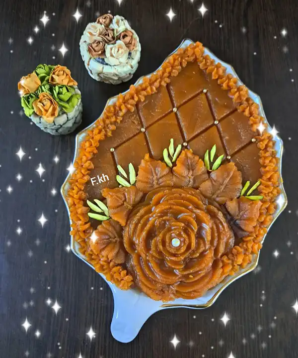 تزیین حلوا