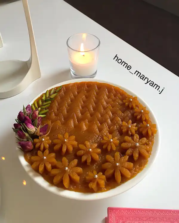 تزیین حلوا