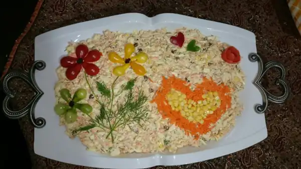 تزیین سالاد اندونزی