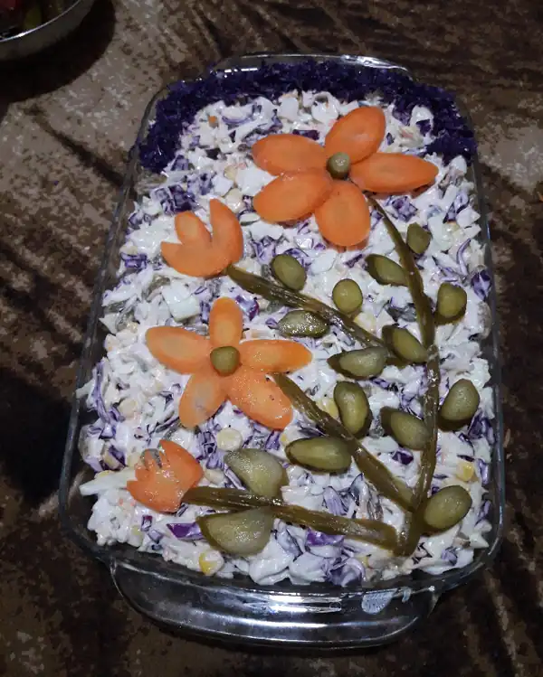 تزیین سالاد اندونزی