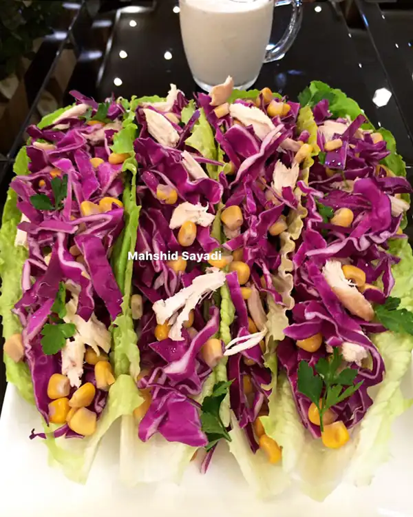 تزیین سالاد فصل برای مهمانی