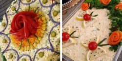 تزیین سالاد الویه برای تولد + مدل های مجلسی تزئین سالاد الویه