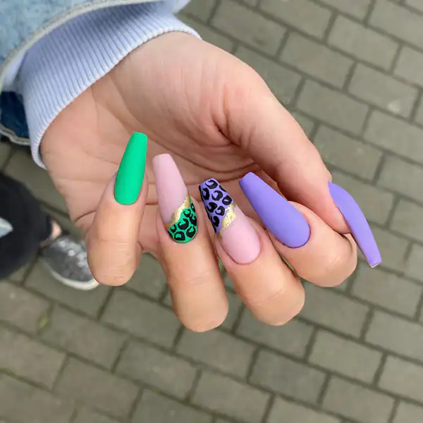 جدیدترین طراحی ناخن اینستاگرام