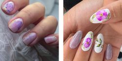 طراحی ناخن آبرنگی + مجموعه طرح ناخن های آبرنگی ساده