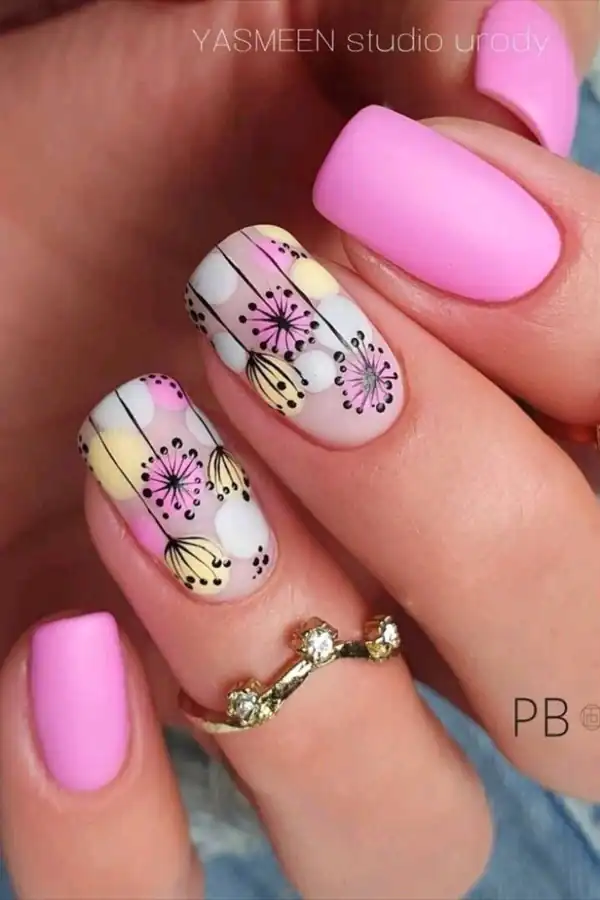 طراحی ناخن دخترانه کیوت