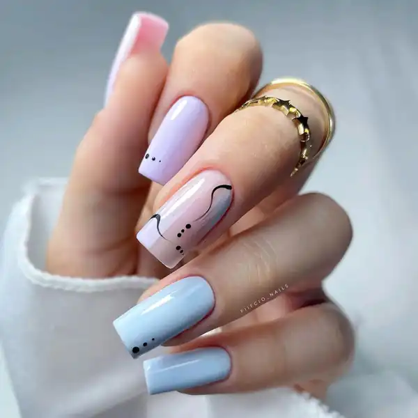 طراحی ناخن جدید اسپرت