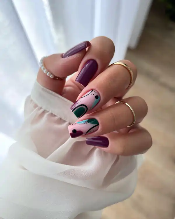 طراحی ناخن خوشگل دخترانه