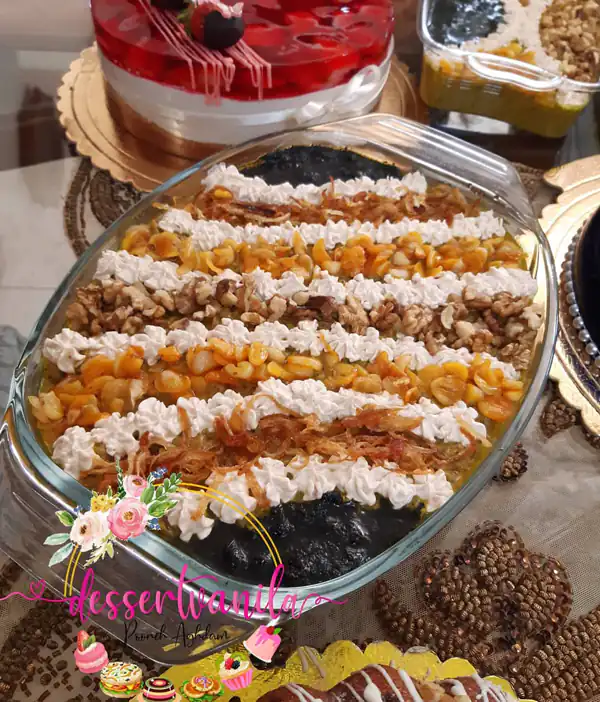 تزیین کشک بادمجان مجلسی