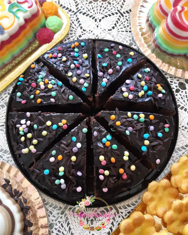 تزیین کیک ساده