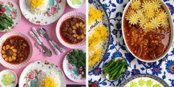 تزیین خورش قیمه + ایده های جذاب برای تزیین خورشت قیمه