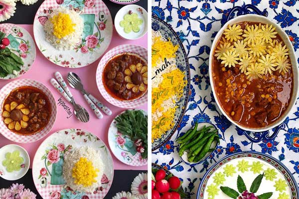 تزیین خورش قیمه با سیب زمینی تزیین خورشت مرغ برای مهمانی تزیین قیمه بادمجان مجلسی تزیین خورشت قیمه با برنج تزیین خورشت قیمه بادمجان عکس خورشت قیمه خانگی