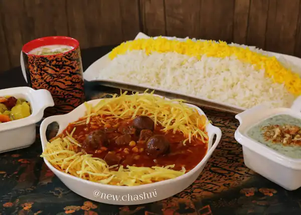 تزیین خورش قیمه