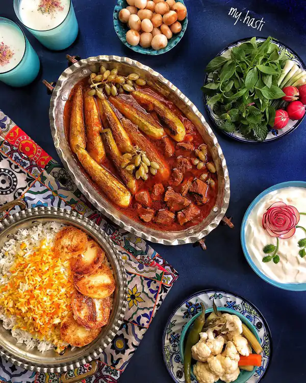 تزیین خورشت