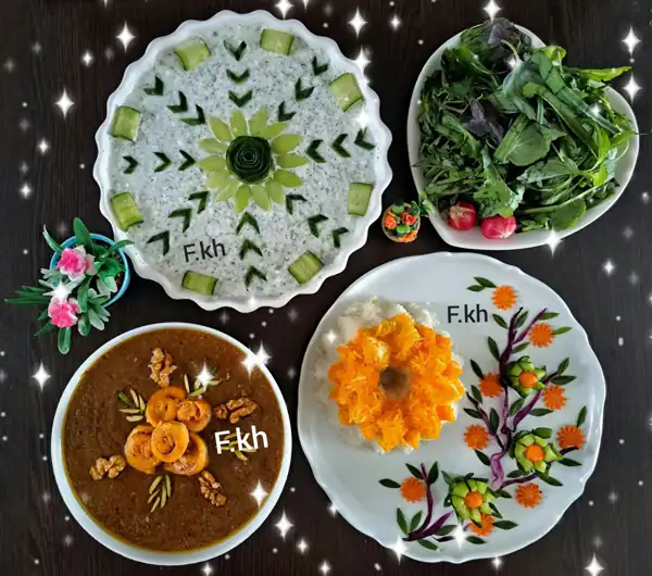 تزیین خورشت