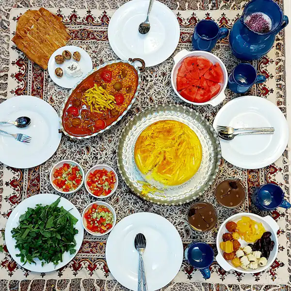 تزیین خورشت