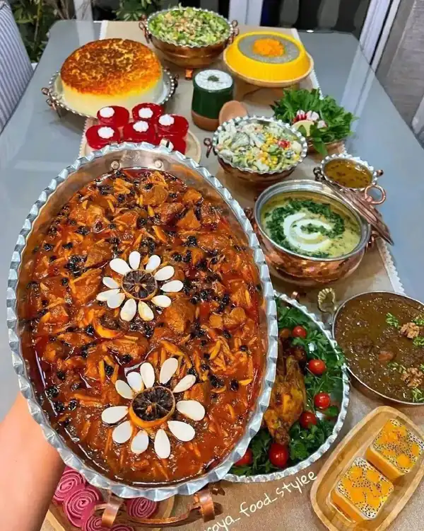 تزیین خورشت