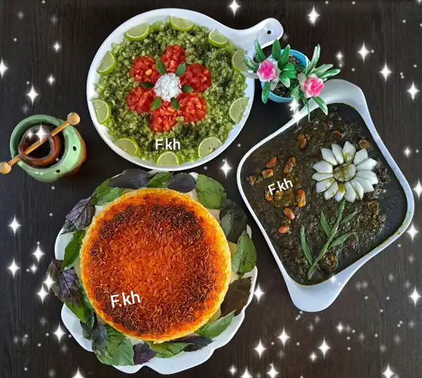 تزیین خورشت