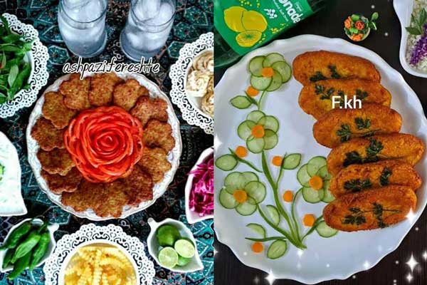 تزیین کوکو سیب زمینی برای مدرسه ساده تزیین کوکو سیب زمینی با گوجه و خیارشور تزیین کوکو سیب زمینی برای کودکان تزیین کوکو سبزی برای مدرسه تزیین کوکو مجلسی تزیین کوکو برای کودک