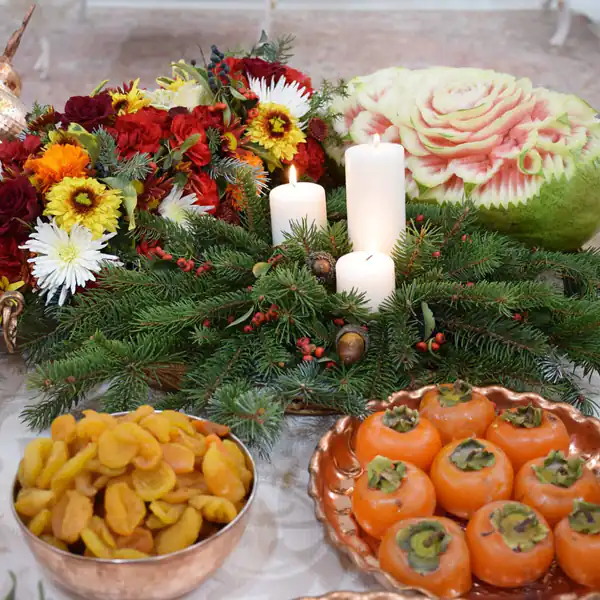 ایده تزیین شب یلدا برای عروس