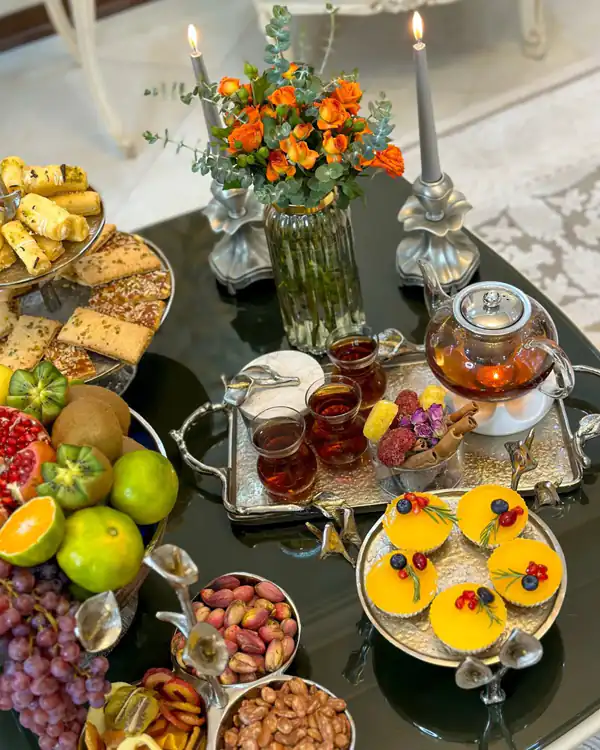 ایده تزیین شب یلدایی