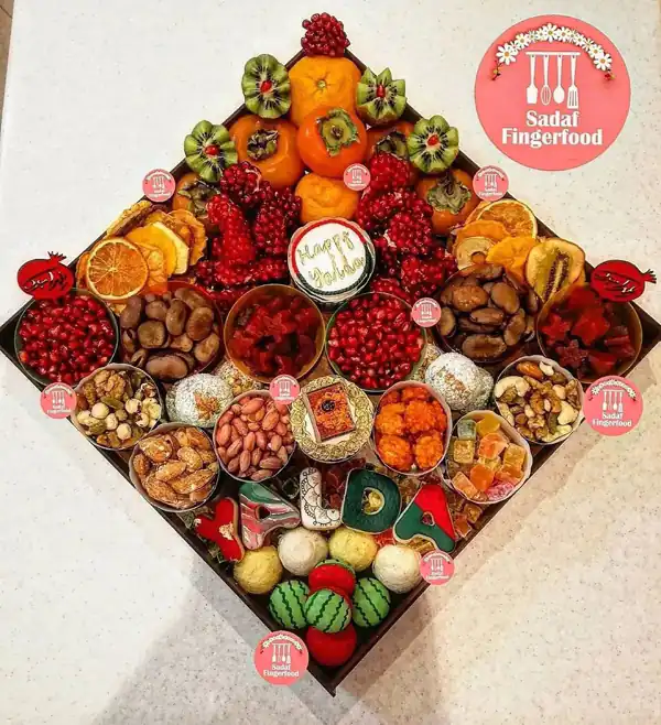 سینی شب یلدا برای عروس