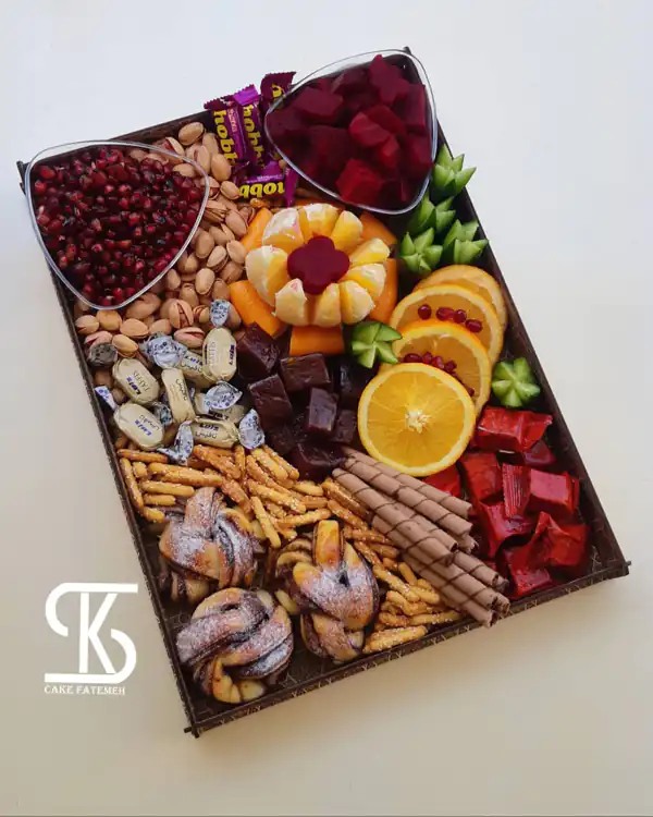سینی شب یلدا برای عروس