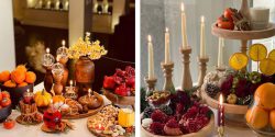 تزیین میز شب یلدا + شیک ترین چیدمان های میز شب یلدا