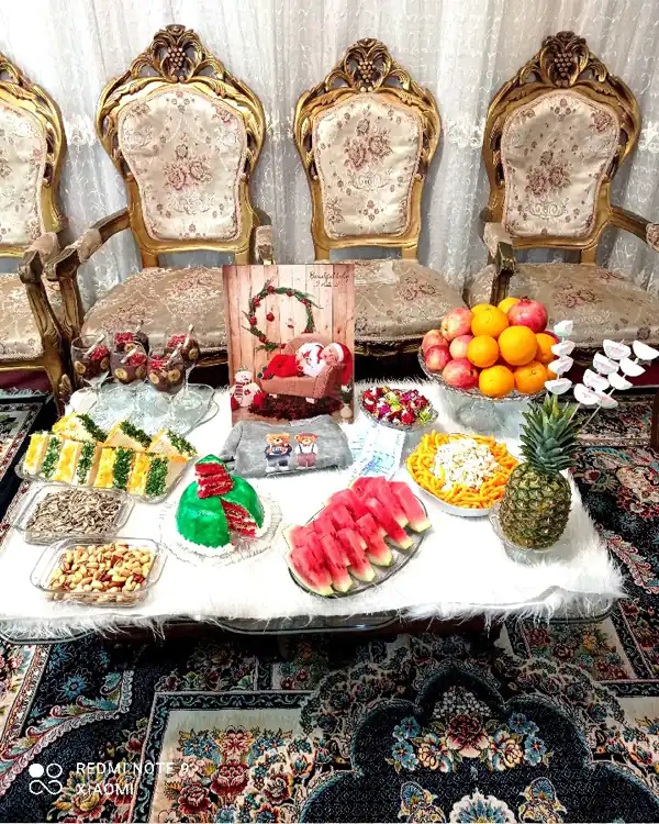 تزیین میز شب یلدا جدید