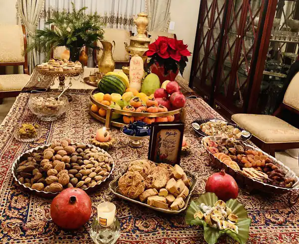 تزیین شب یلدا آسان