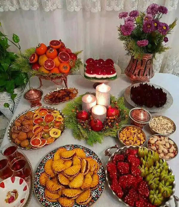 تزیین شب یلدا آسان