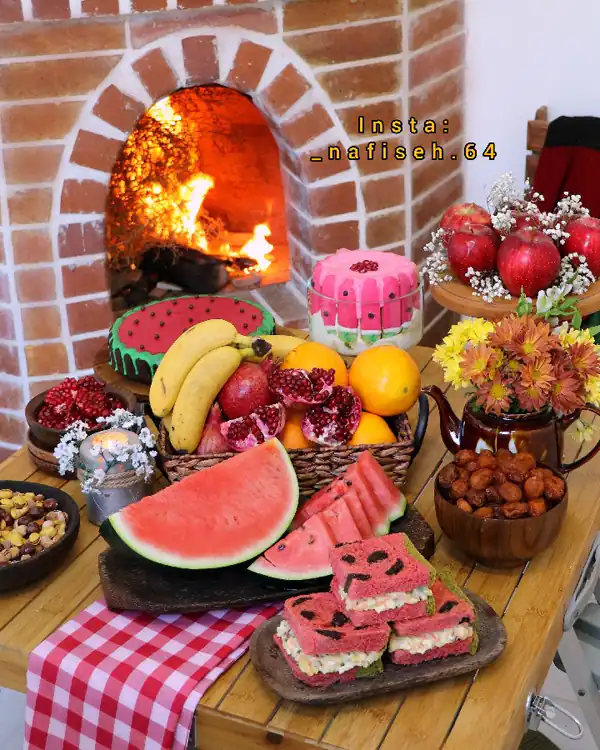 تزیین شب یلدا آسان