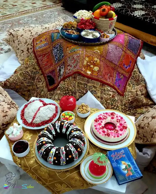 تزیین شب یلدا آسان