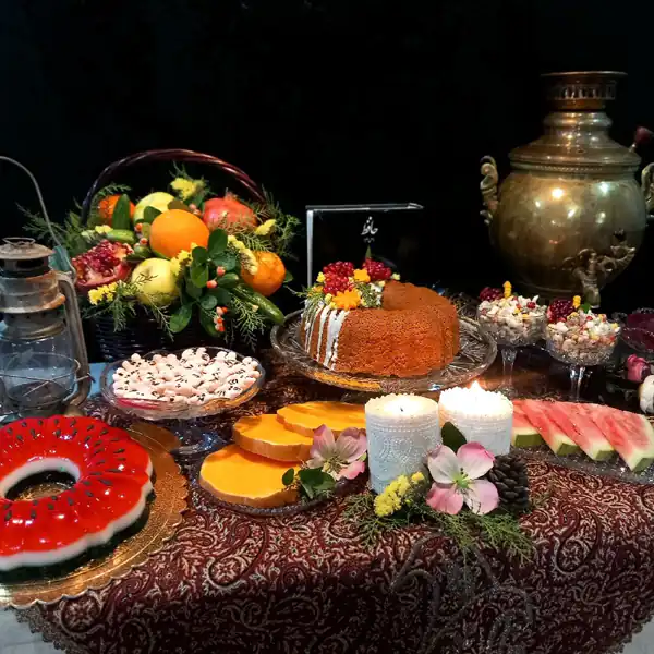 تزیین شب یلدا آسان