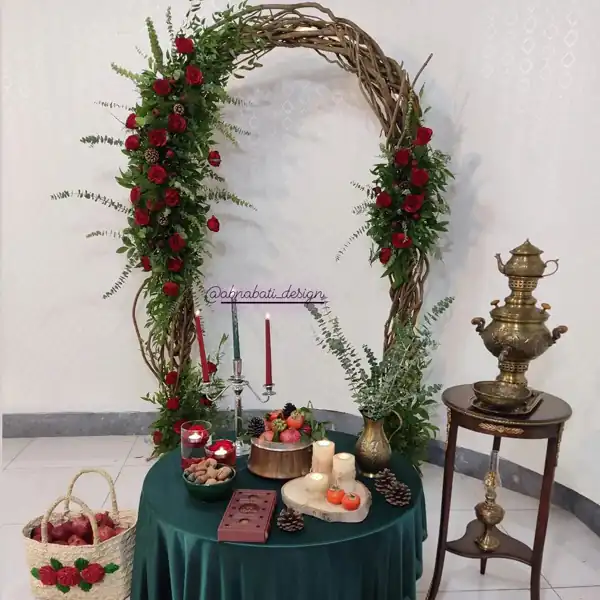 تزیین شب یلدا ایرانی
