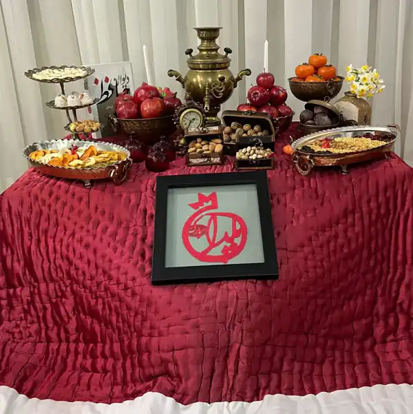 تزیین شب یلدا ایرانی