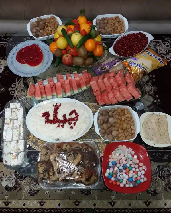 ایده تزیین شب یلدا ساده