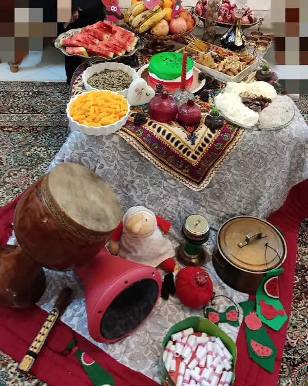 ایده تزیین شب یلدا ساده